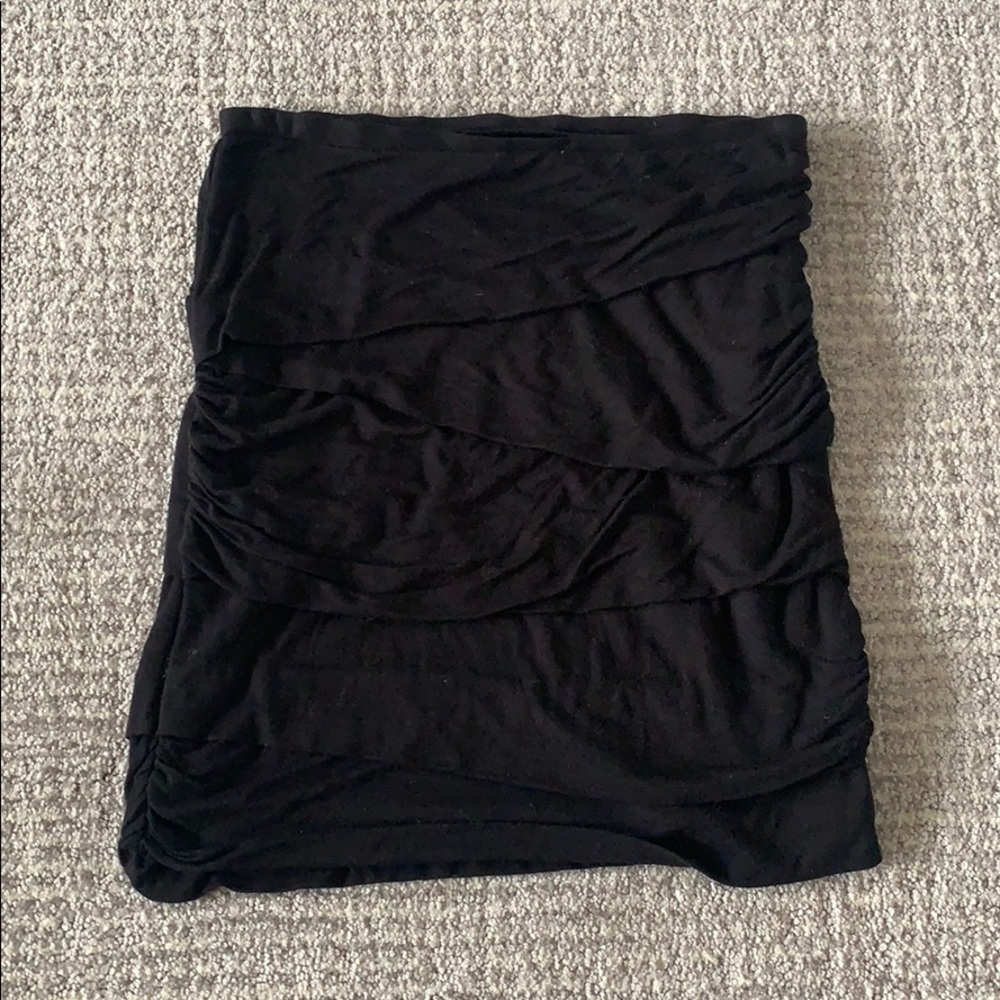 Black Jersey Max Studio Pencil Mini Skirt S